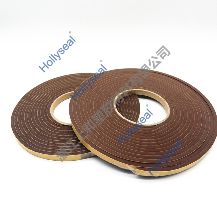 Hollyseal?棕色PVC聚氯乙烯泡棉膠帶 厚度1mm~25mm，密度110kg/m3~500kg/ m3