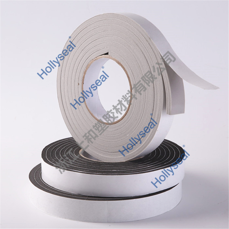 Hollyseal?閉孔pvc隔熱泡棉膠帶 厚度1mm~25mm，密度110kg/m3~500kg/ m3