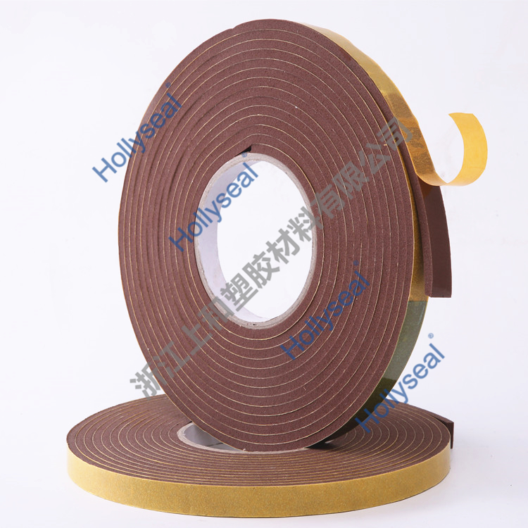 Hollyseal?中密度單面格拉辛紙PVC泡棉膠帶 厚度1mm~25mm，密度110kg/m3~500kg/ m3