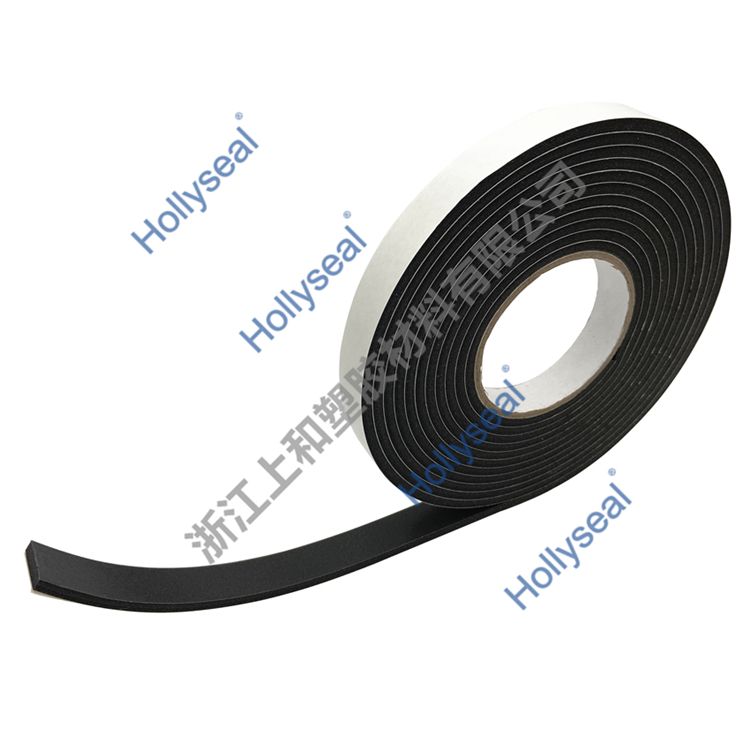 Hollyseal?PVC單面自粘泡棉膠帶 厚度1mm~25mm，密度110kg/m3~500kg/ m3